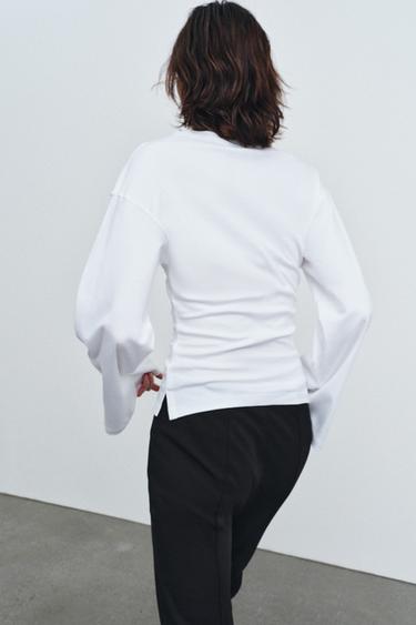 SUPIMA® SLIM FIT T-SHIRT - White by Zara - Image 2