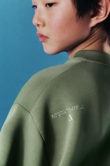 SPORTY LOGO T-SHIRT - Mid-green by Zara