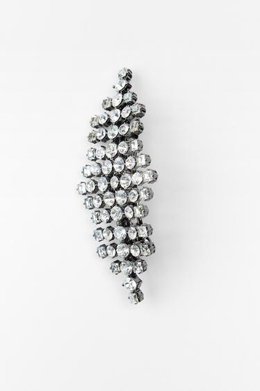 BARRETTE EFFET FOURRURE BIJOUX - Argent de Zara - Image 4