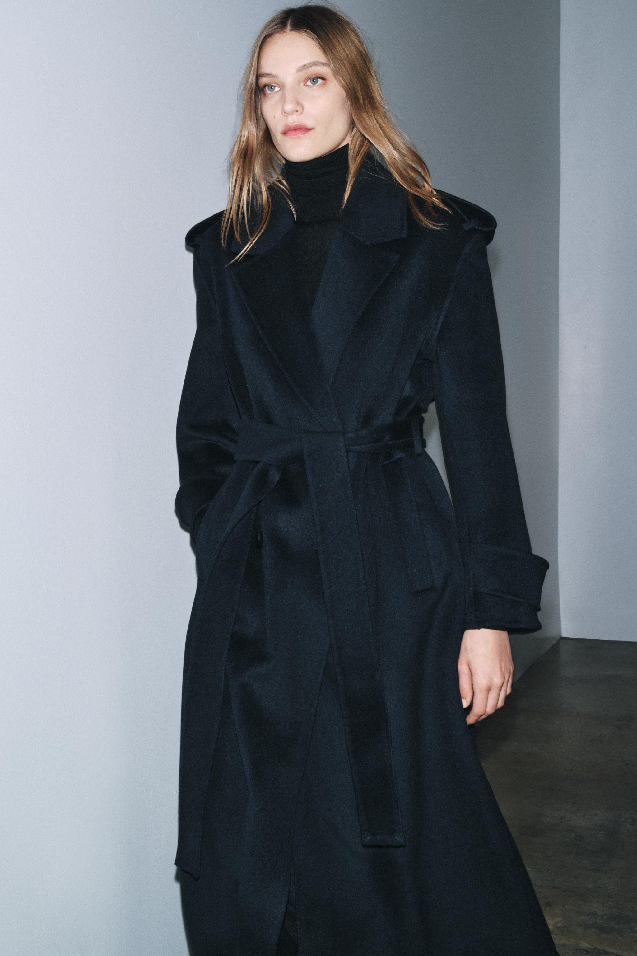 LONG WOOL BLEND COAT ZW COLLECTION LIMITED EDITION