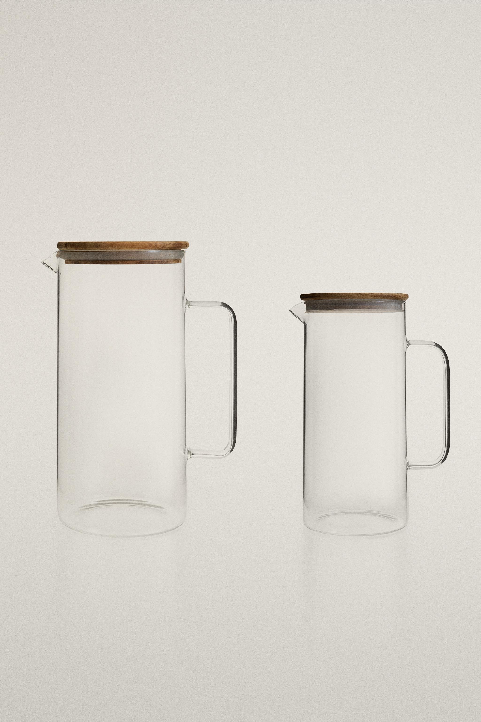 BOROSILICATE GLASS PITCHER WITH LID - Transparent | ZARA United States