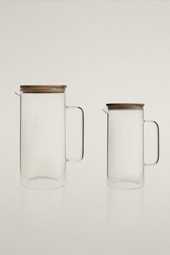 PICHET BOROSILICATE AVEC COUVERCLE - Transparent de Zara - Image 0