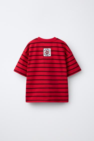 T-SHIRT RAYURES HEAVY WEIGHT - Rayures de Zara - Image 1