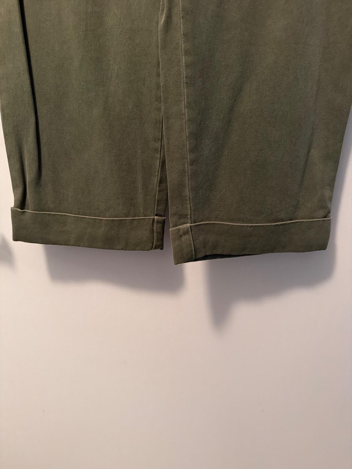 CARROT FIT TROUSERS WITH TURN-UP HEMS - Image 3