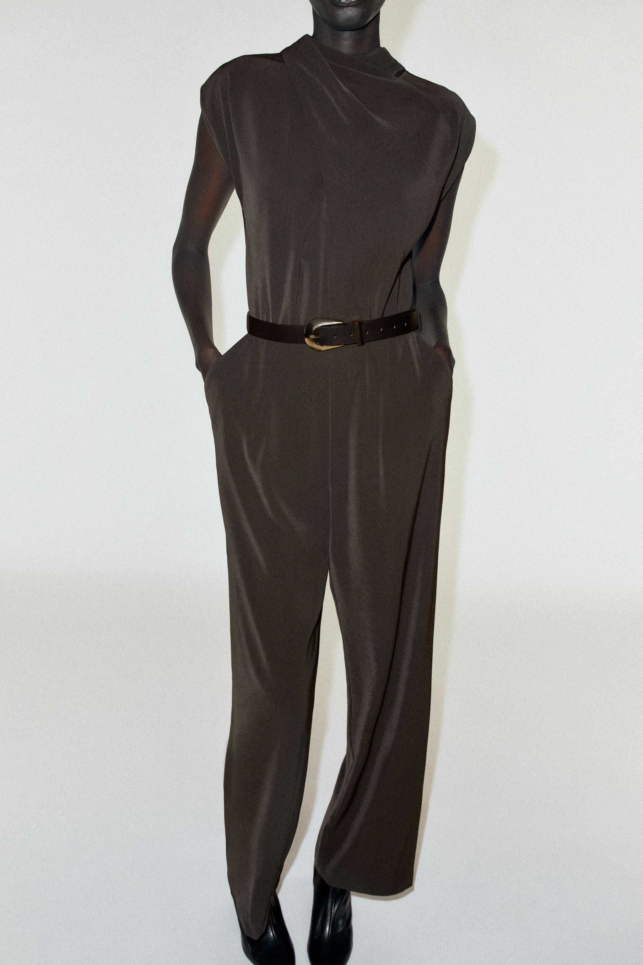 BELTED JUMPSUIT
