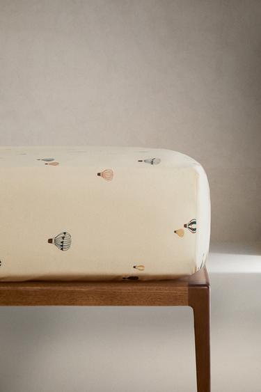 CHILDREN'S BALLOON FITTED SHEET - Multicoloured by Zara