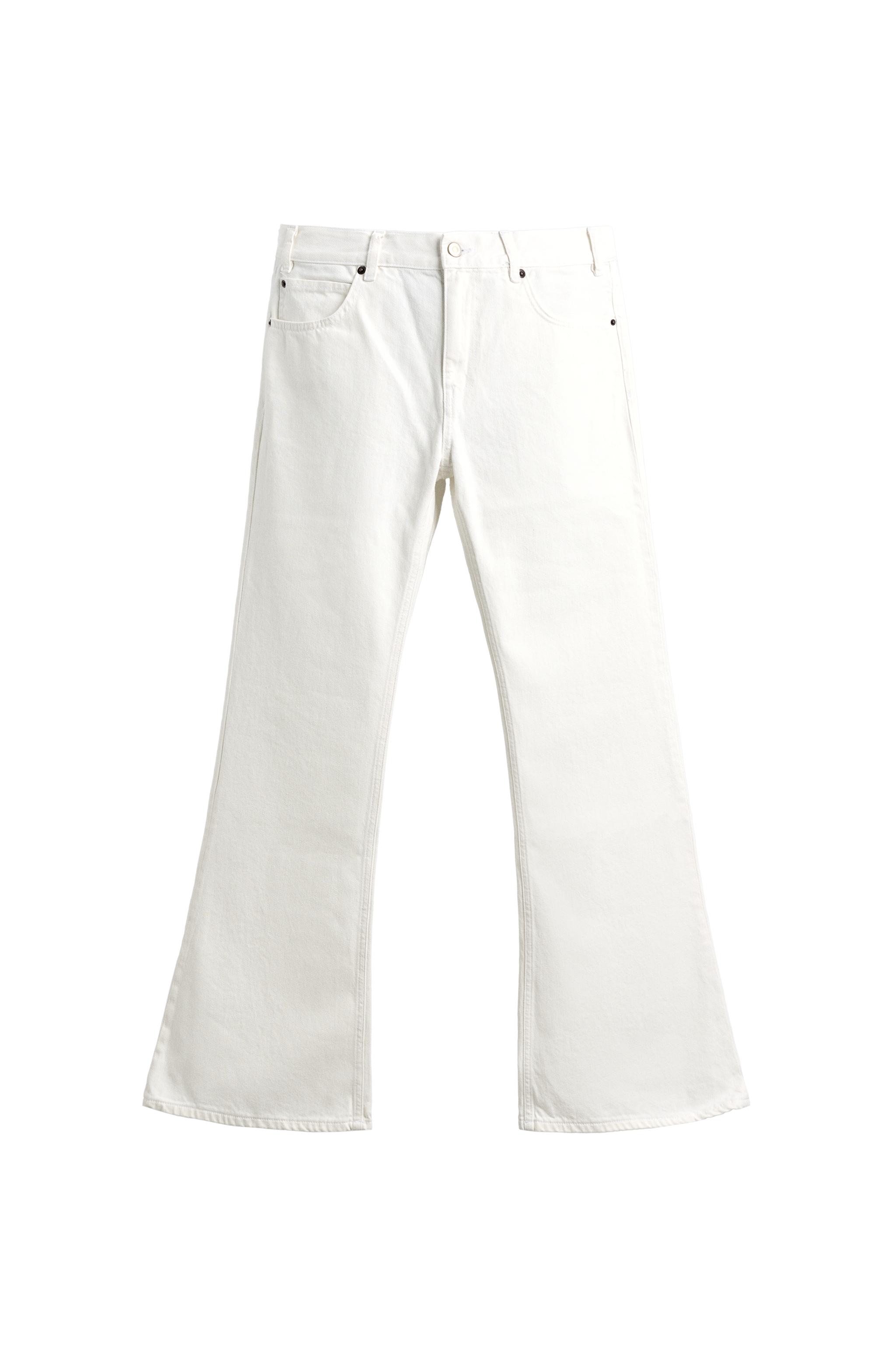 FLARE FIT JEANS - White | ZARA United States