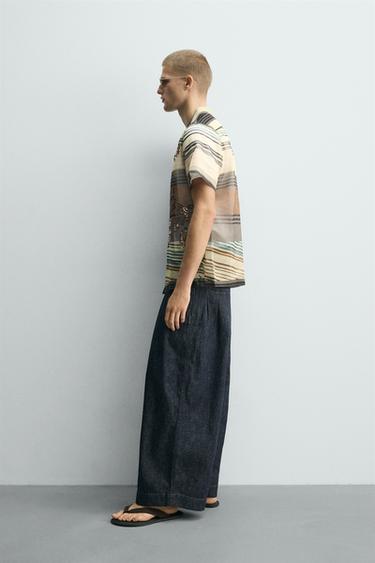 JEAN COUPE BALLON - Bleu de Zara - Image 3