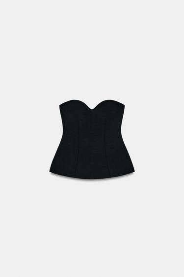 BANDEAU TOP - Black by Zara