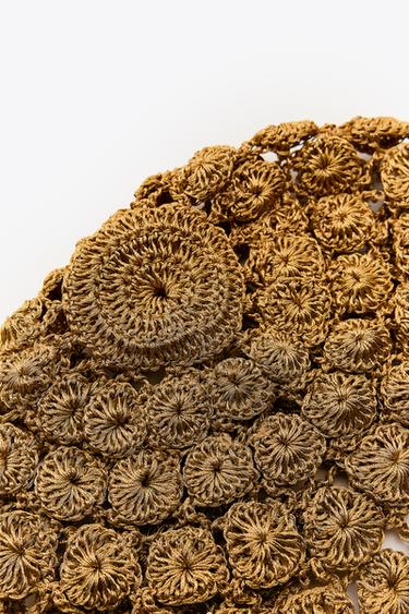CROCHET BEAD CAP LIMITED EDITION - Golden by Zara - Image 3