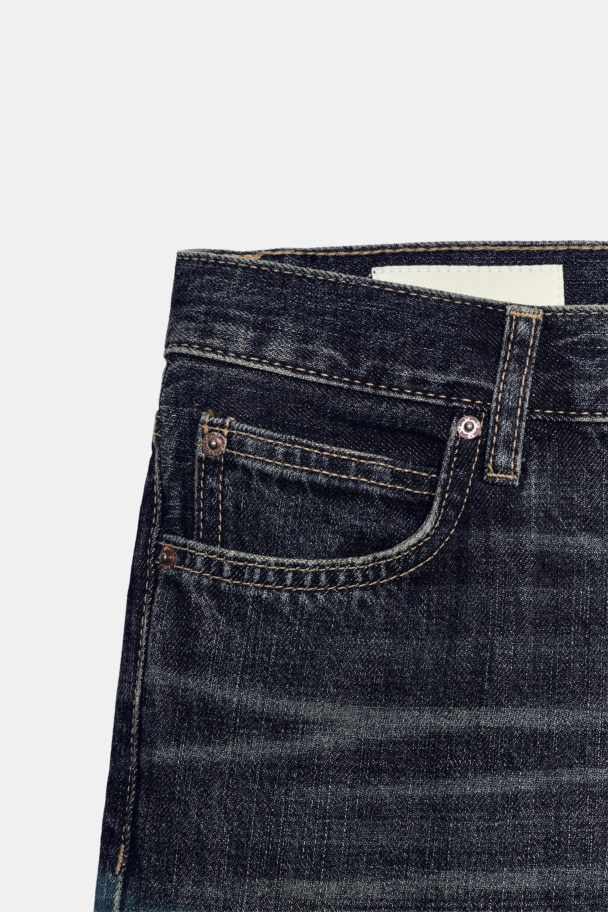 STRAIGHT FIT TAILLE MI-HAUTE TRF JEANS