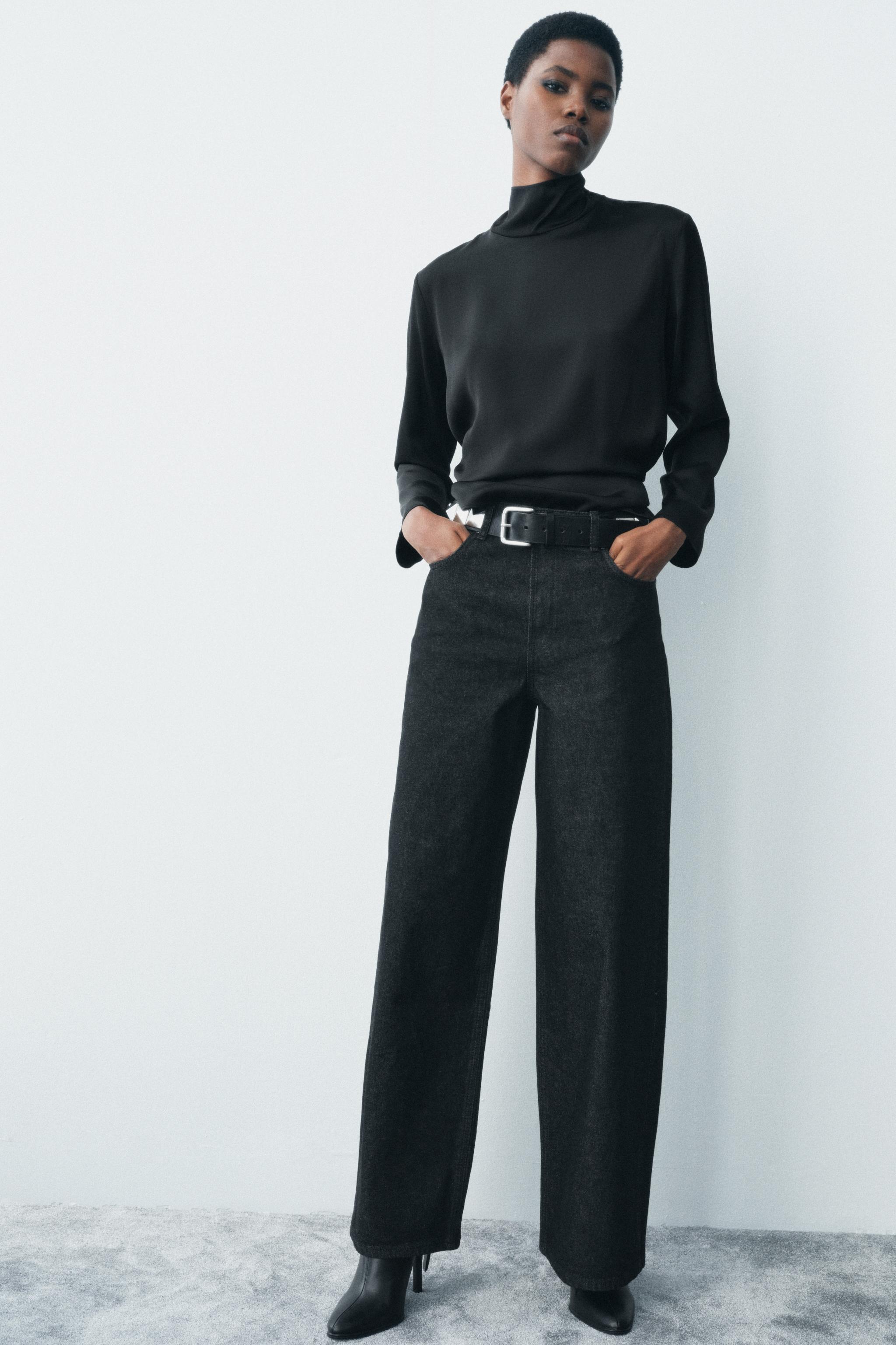 Baggy pants zara on sale