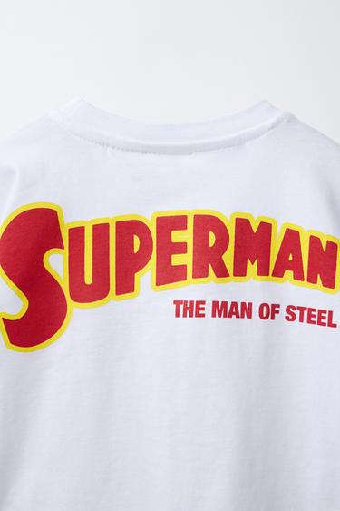 T-SHIRT IMPRIMÉ SUPER MAN ™ DC COMICS © - Blanc de Zara - Image 3