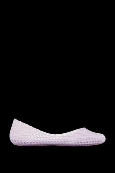 Zara JELLY BALLET FLATS - Mauve - Image 0