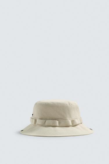 UTILITY BUCKET HAT - Ecru by Zara