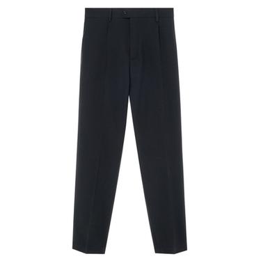 PANTALON DE COSTUME 100% LAINE - Bleu marine foncé de Zara