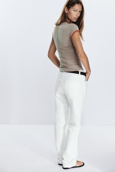 DOUBLE T-SHIRT - Mink by Zara - Image 2