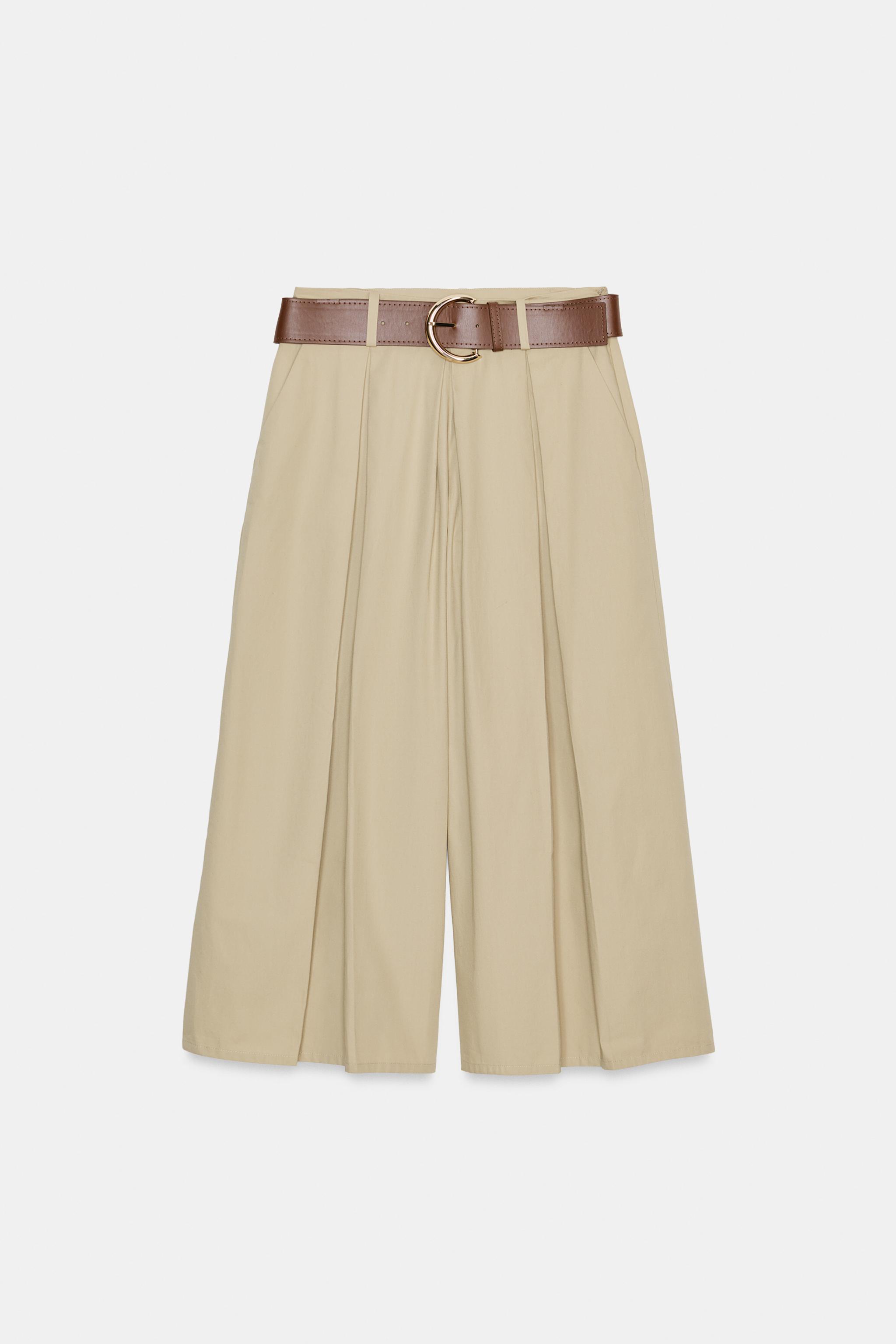 BELTED CULOTTES