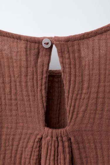 BAMBULA-KLEID - Ziegelrot von Zara