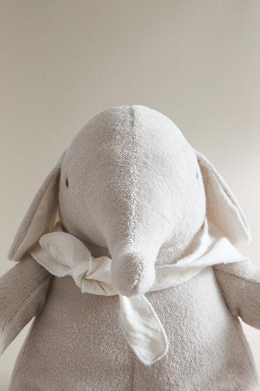 PELUCHE ENFANT ÉLÉPHANT MUSICAL - Gris de Zara - Image 1