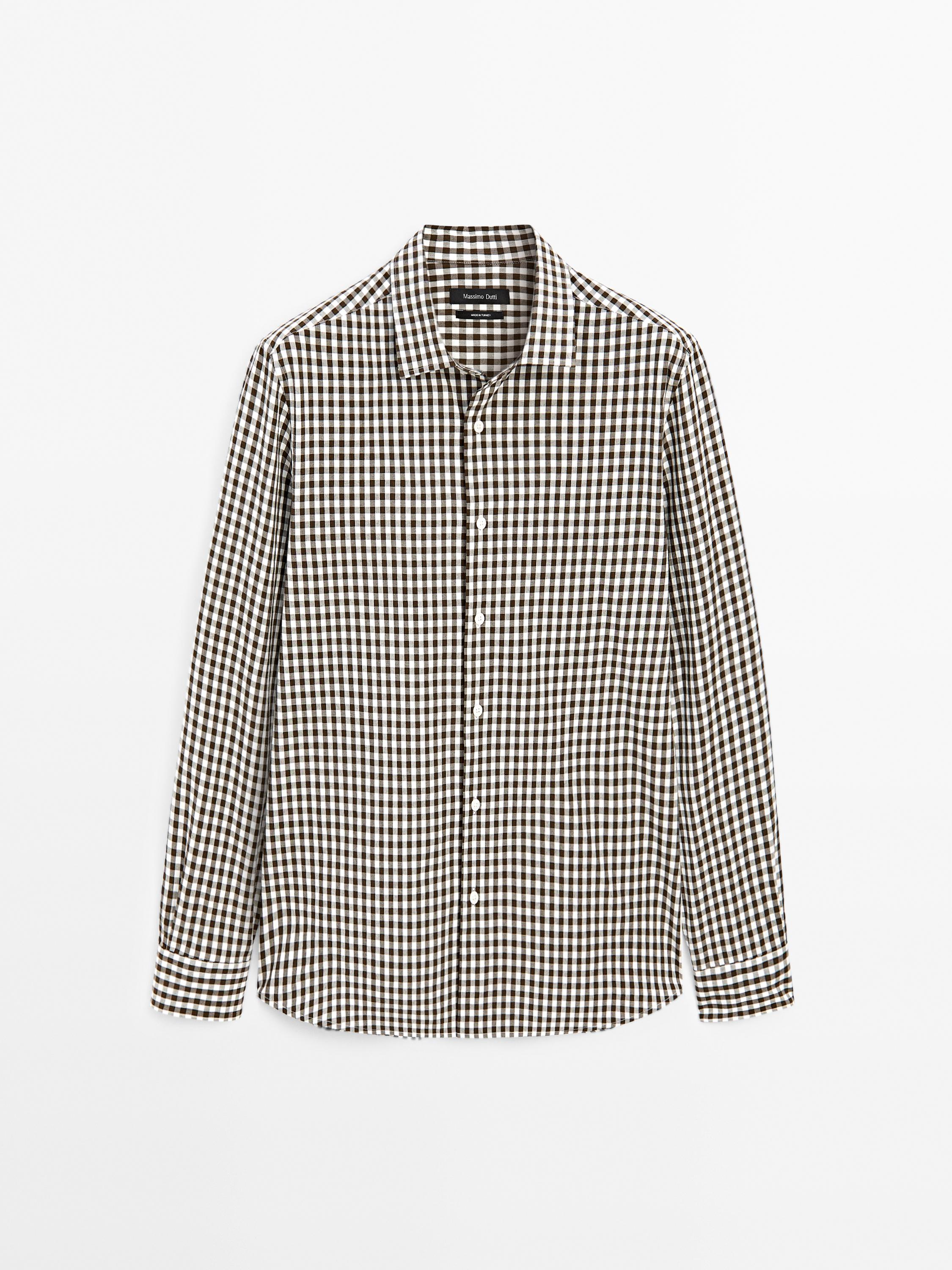 Chemise à carreaux relaxed fit