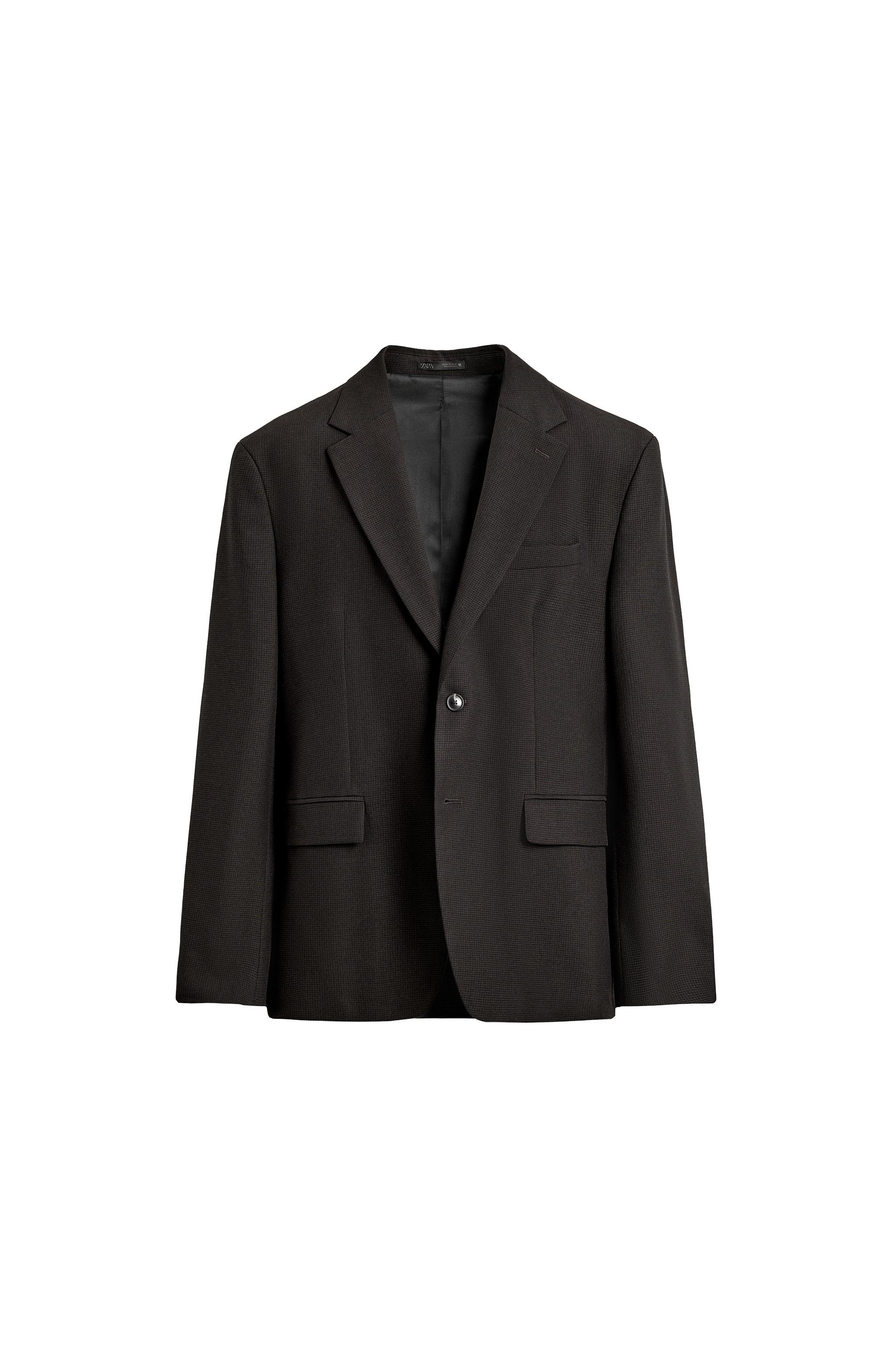 HOUNDSTOOTH SUIT JACKET