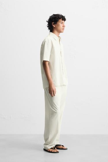 CHEMISE COTON - CHANVRE RAYÉES - Rayures de Zara - Image 3