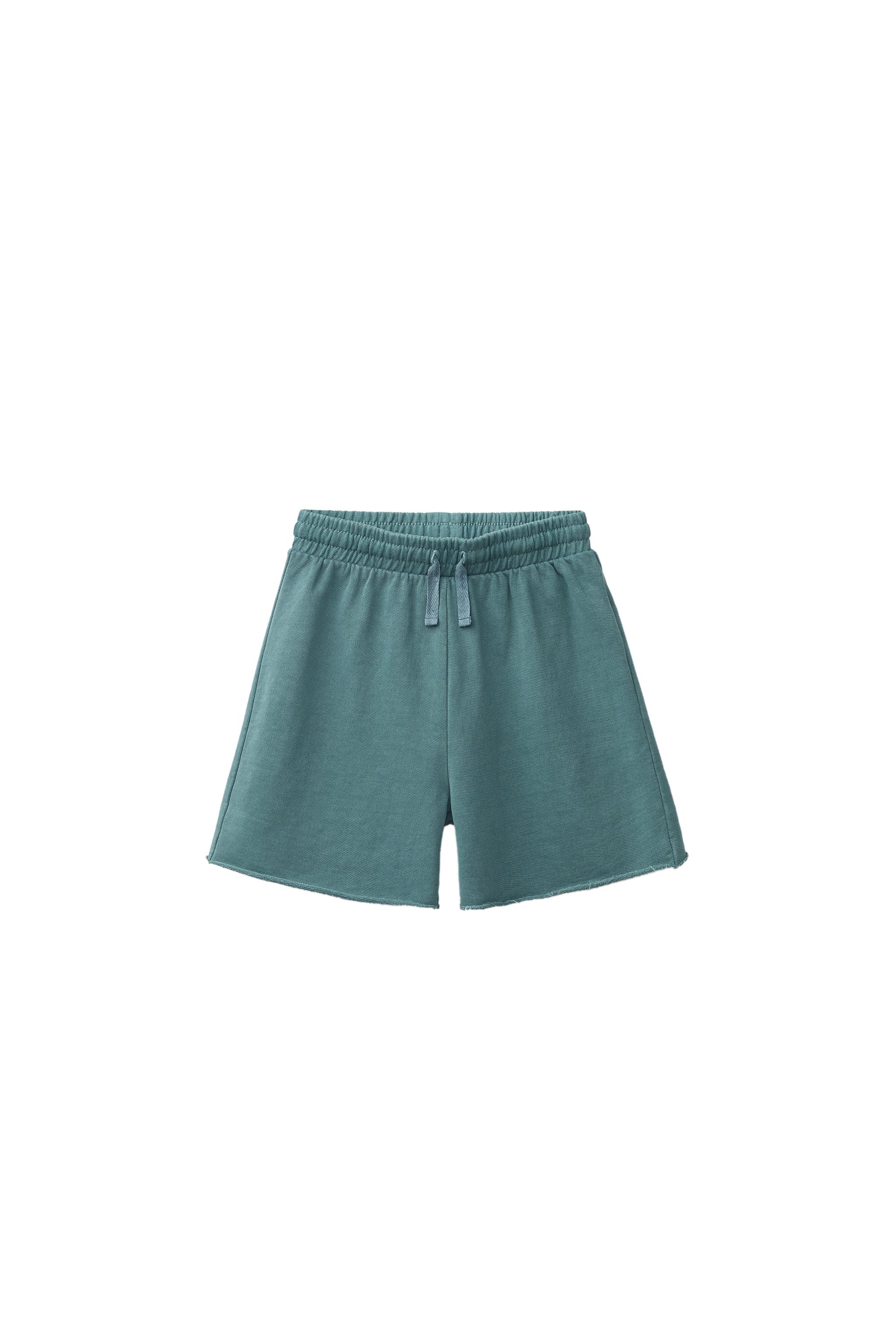 PLAIN SHORTS — Duck blue