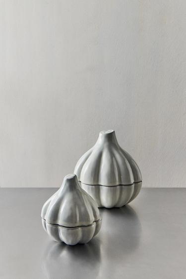 TERRACOTTA GARLIC STORAGE JAR - Cream by Zara - Image 5