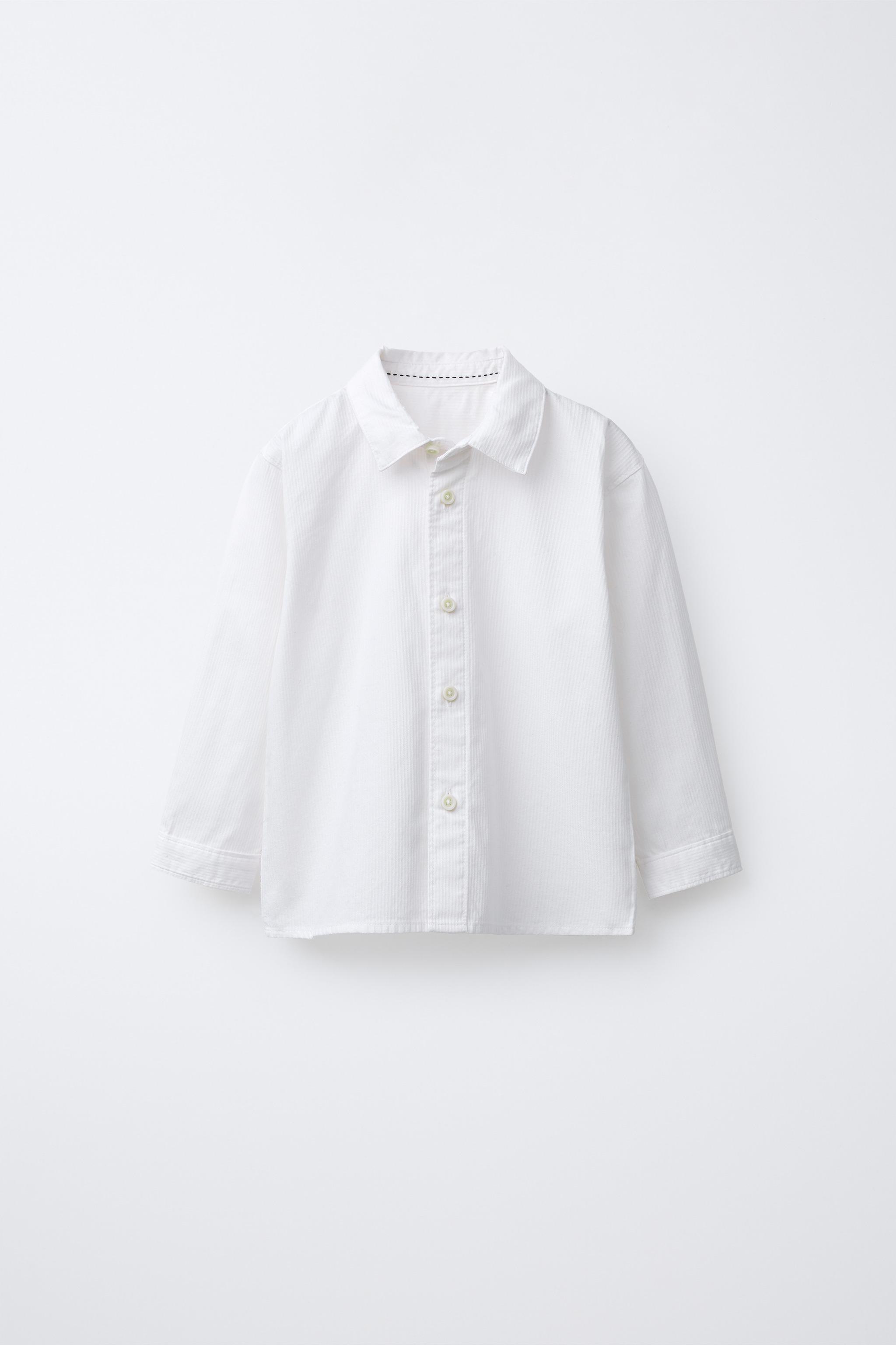 DETACHABLE BOW TIE SHIRT - White | ZARA Canada