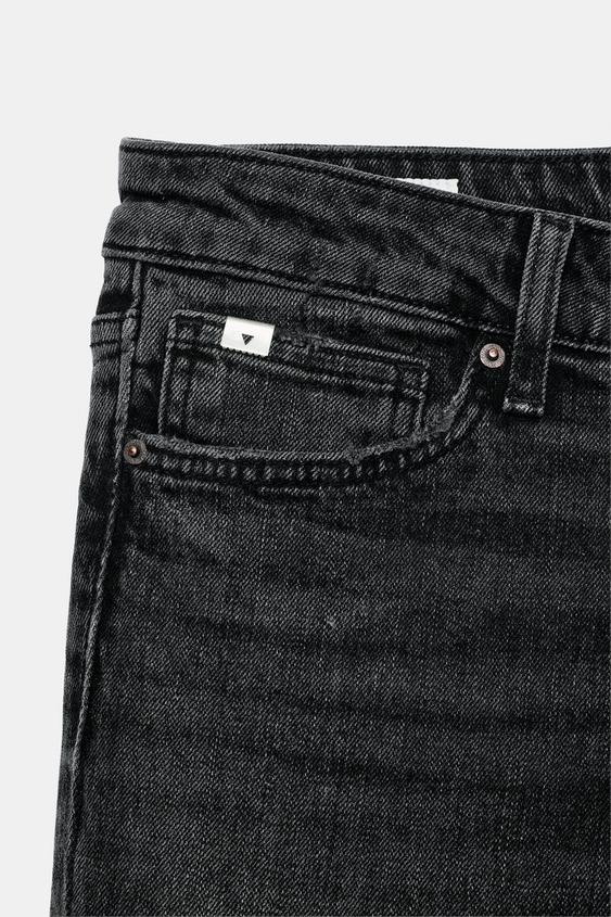 JEANS SLIM FIT TAILLE BASSE TRF - Noir de Zara - Image 8