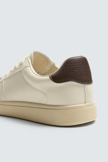TRAINERS WITH HEEL DETAIL - White by Zara - Image 5