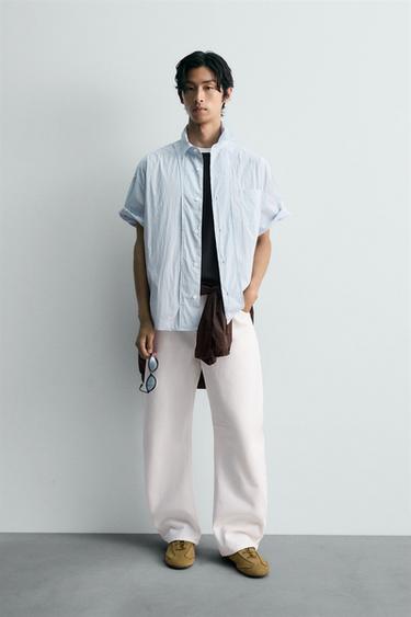 REVERSE EFFECT TECHNICAL SHIRT - Sky blue by Zara - Image 0