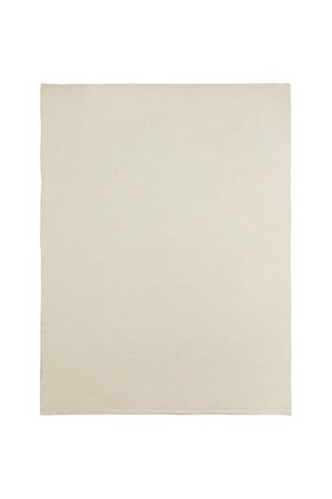 CASHMERE THROW - Ecru by Zara