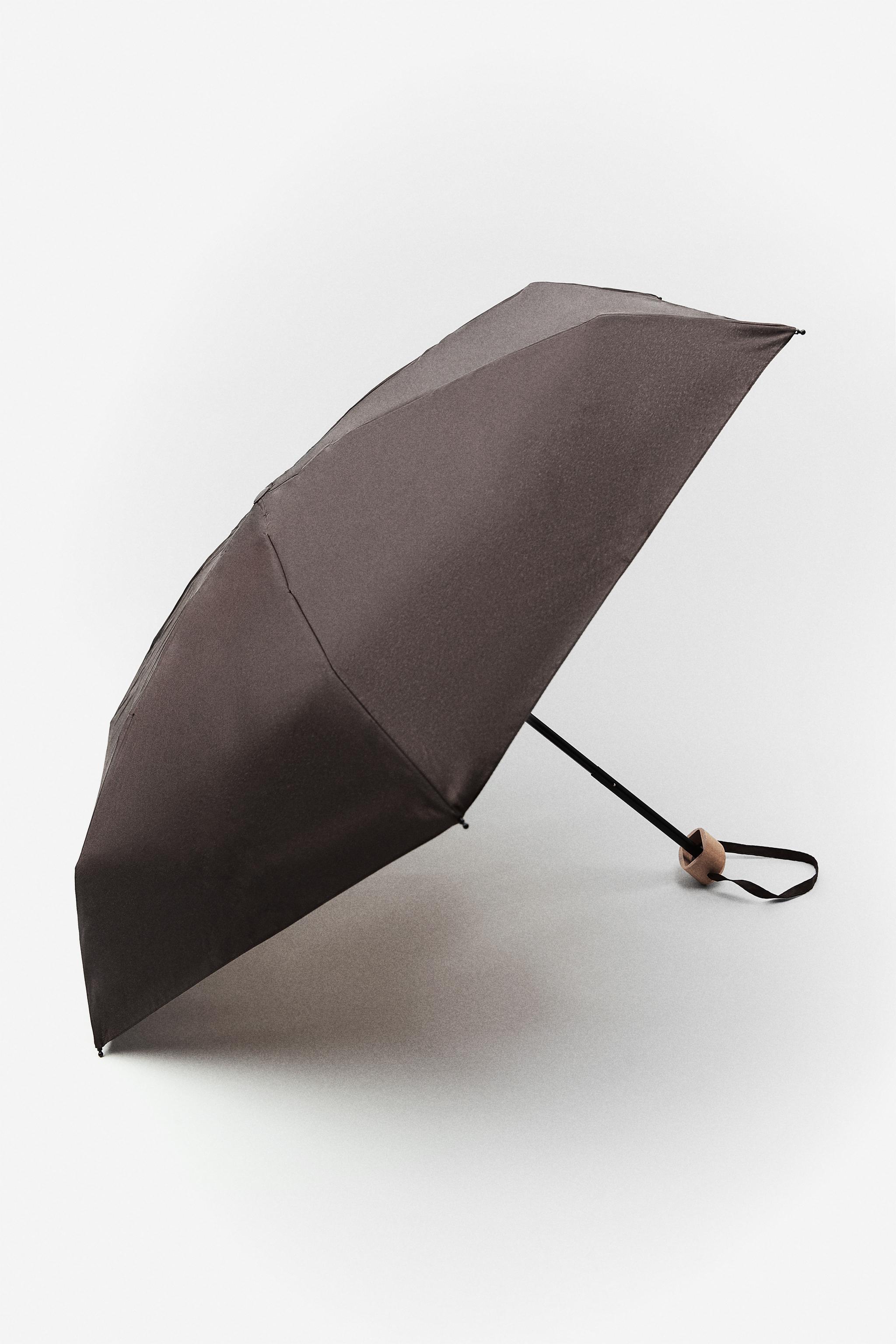 Paraguas plegable con funda - MARRON - Kiabi - 5.00€