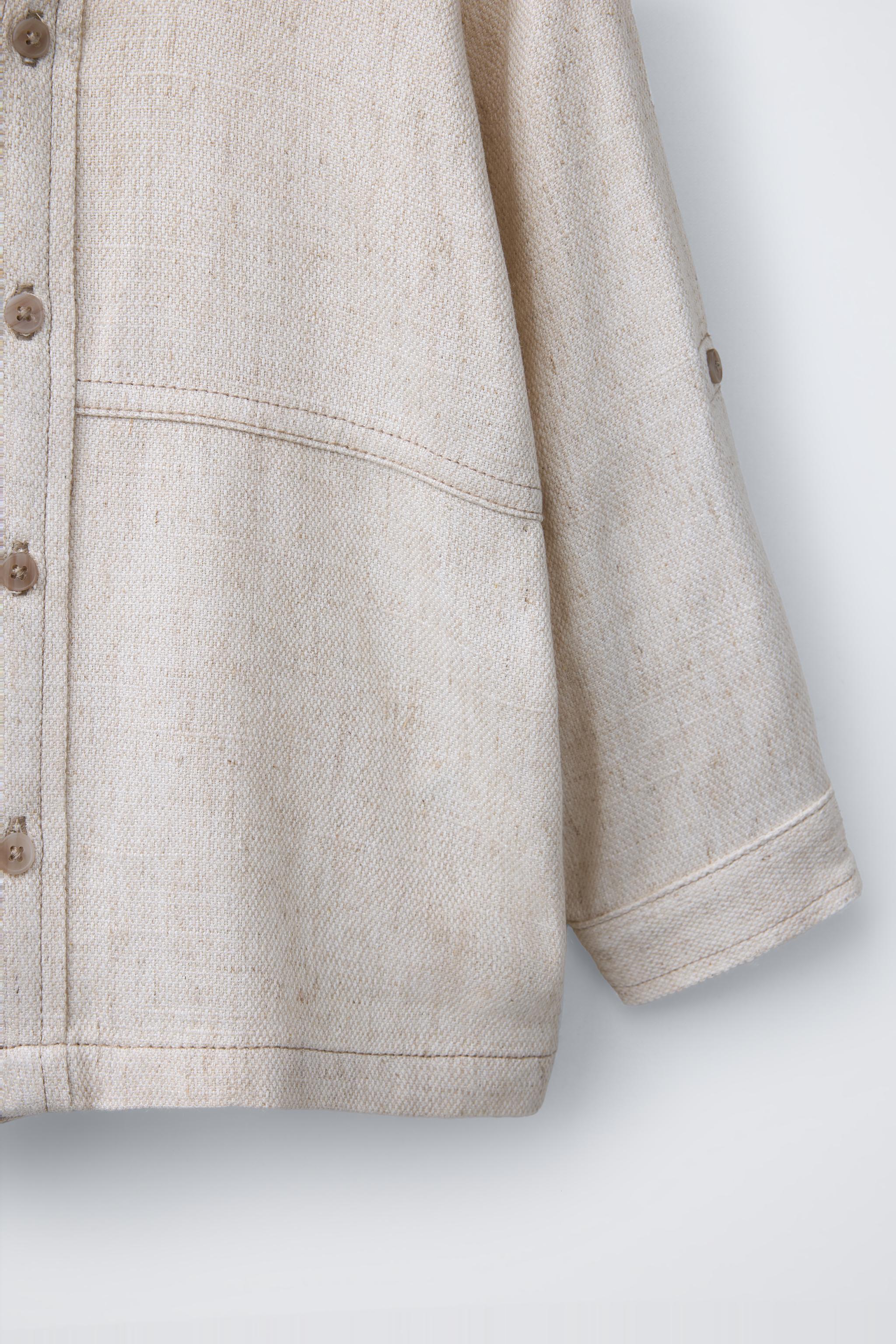 SHIRT WITH CONTRASTING TOPSTITCHING