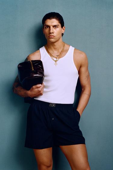 XXLレザークラッチバッグ WILLY CHAVARRIA X ZARAブラウン0ZaraのXXLレザークラッチバッグ WILLY CHAVARRIA X ZARA - ブラウン - 画像 0