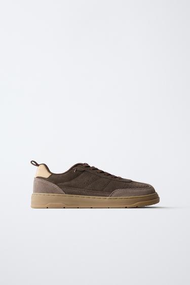 BAREFOOT КОЖАНЫЕ ТУФЛИ — КОРИЧНЕВЫЙ от Zara