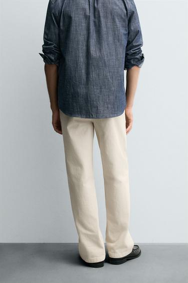 PANTALON CHINO STRAIGHT FIT - Écru de Zara - Image 2