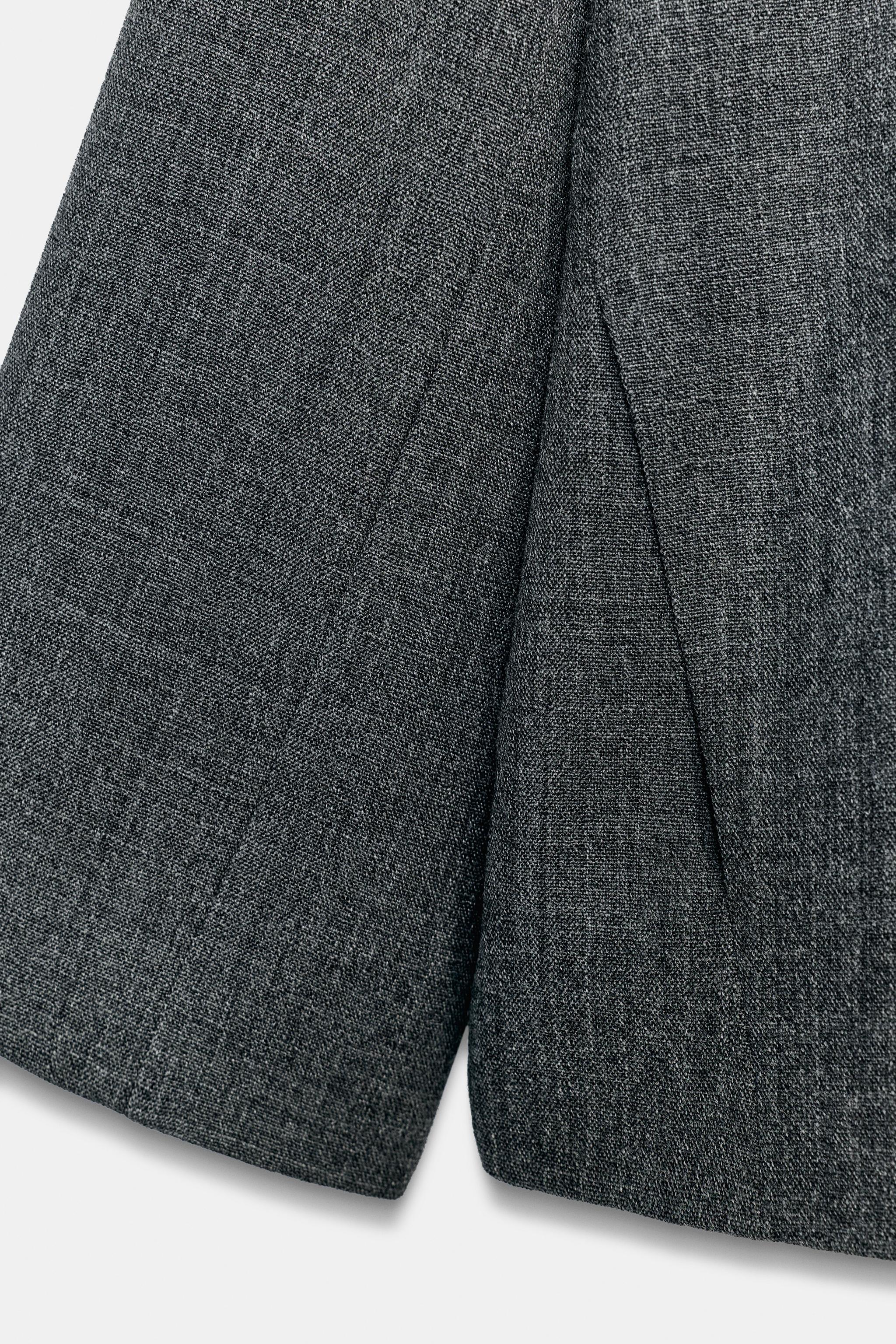 ZW COLLECTION WOOL BLAZER - Gray | ZARA United States