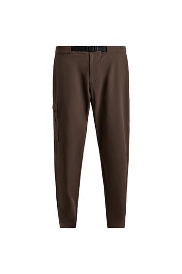 TECHNICAL CARGO TREKKING TROUSERS - Brown by Zara