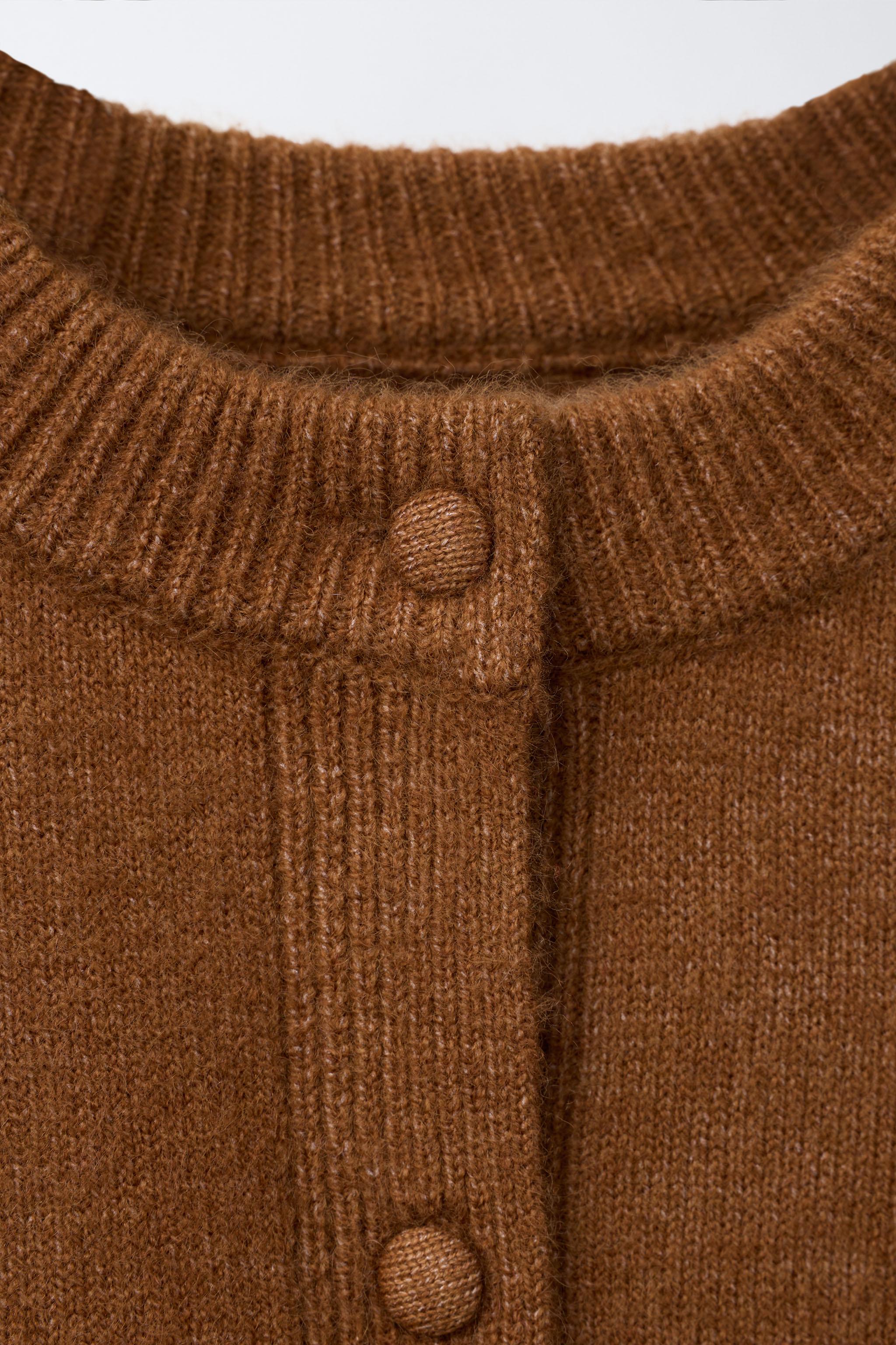 DOUBLE HEM KNIT CARDIGAN BENSIMON ® X ZARA