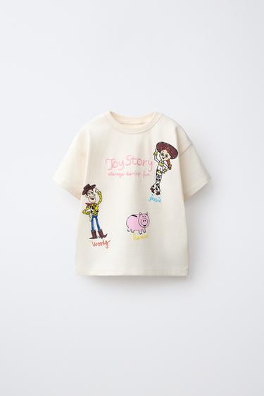 Zara TOY STORY© DISNEY PIXAR GRAPHIC T-SHIRT - Mid-ecru