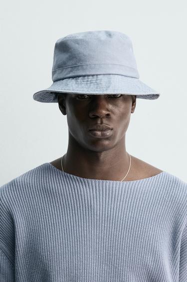Zara WASHED BUCKET HAT - 981 - Image 0