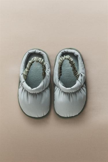 CHAUSSONS ENFANT TISSU - Bleuté de Zara - Image 5