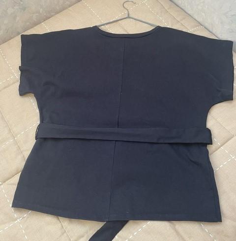 COTTON T-SHIRT WITH BELT - Image 2