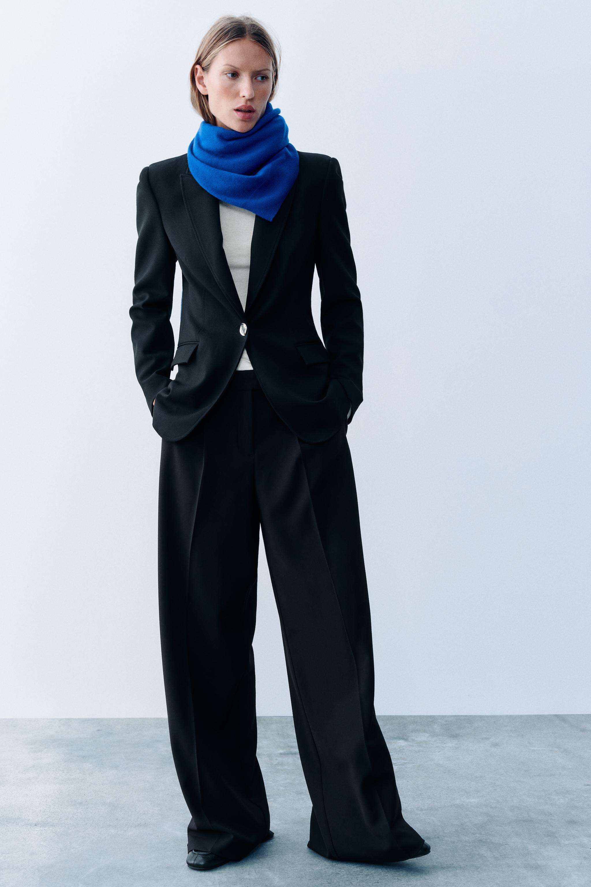 Zara Pensli Geniş Paça Pantolon