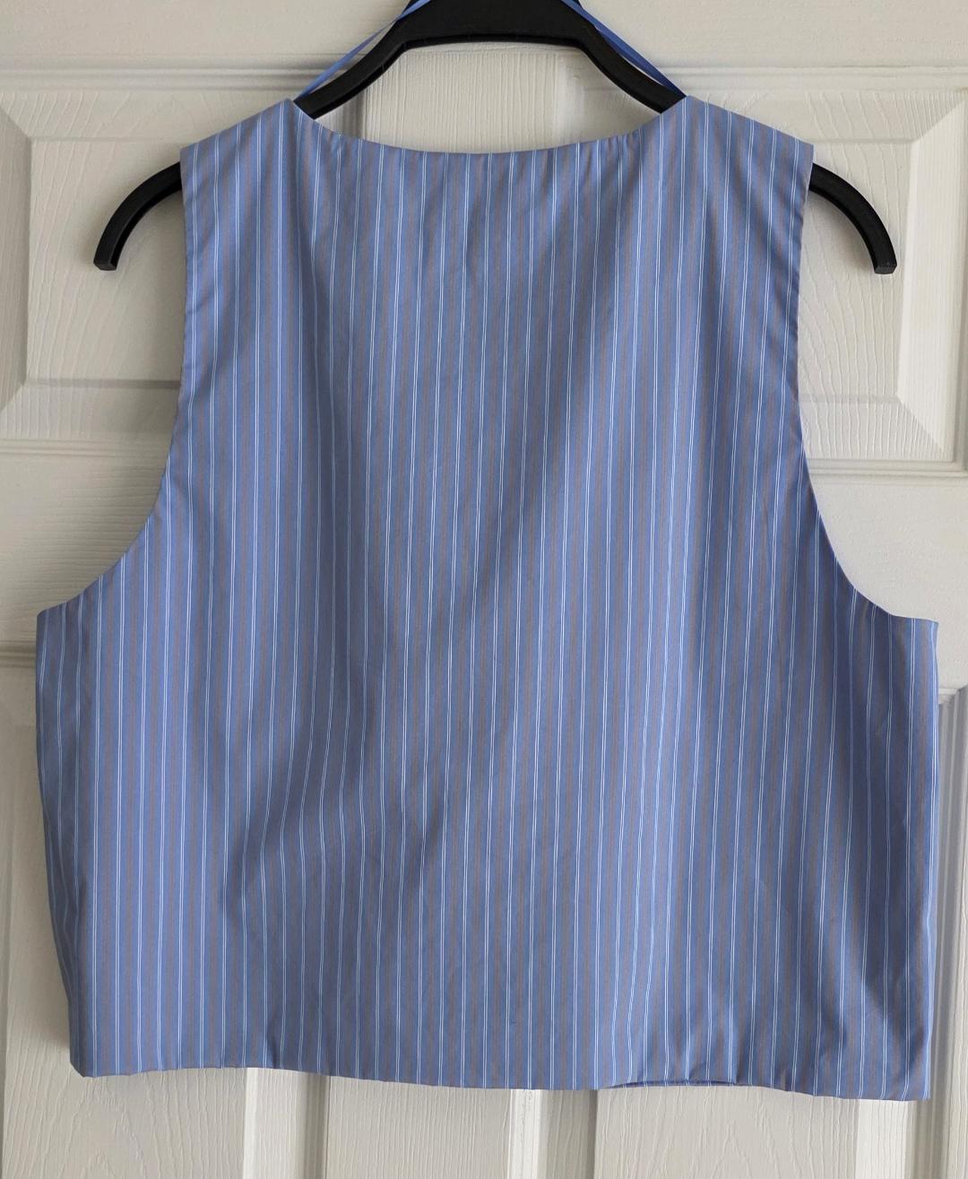 STRIPED SLEEVELESS TOP - Image 3