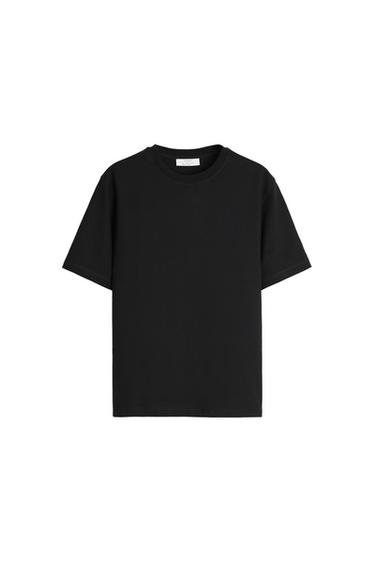 CAMISETA HEAVYWEIGHT MANGA CORTA - Negro de Zara