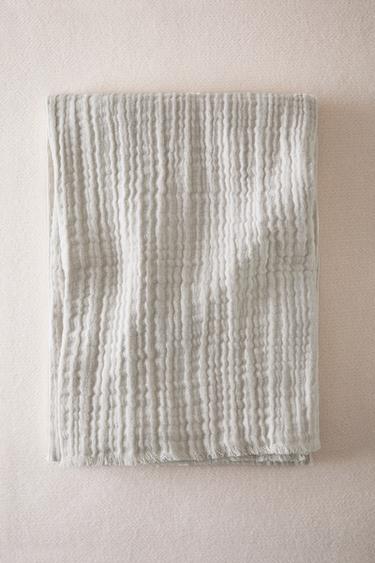Zara CHILDREN'S MUSLIN BLANKET - Gray